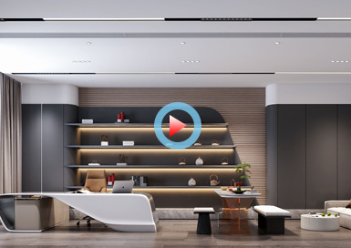 杭州銳爾發(fā)公司辦公室設計全景案例