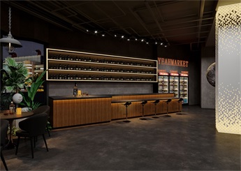 工業(yè)風酒吧裝修設(shè)計案例效果圖