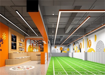 臨安卓躍運(yùn)動館裝修設(shè)計(jì)效果圖
