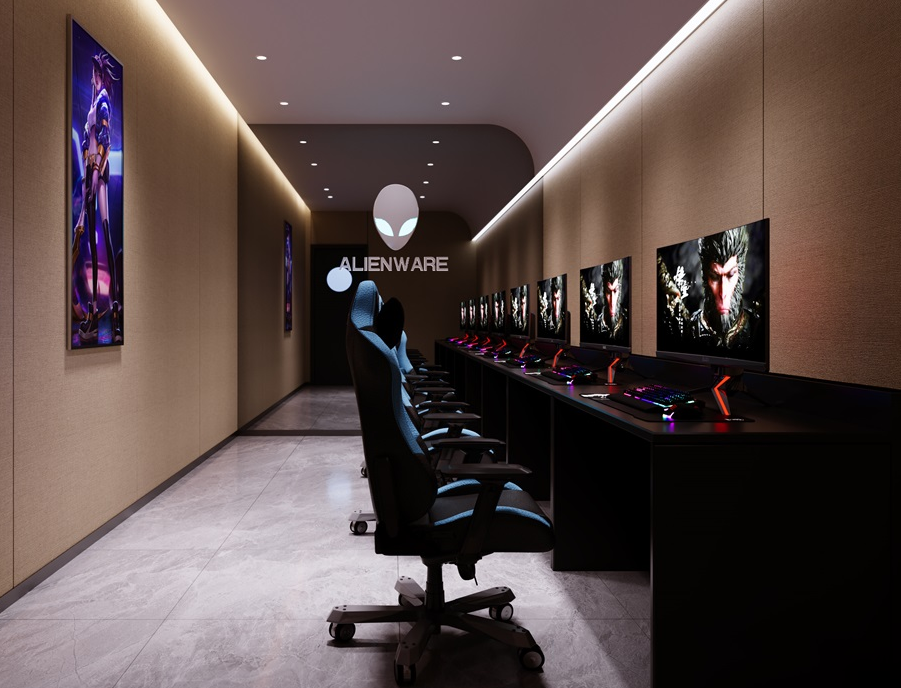 杭州電競網(wǎng)咖設計裝修案例